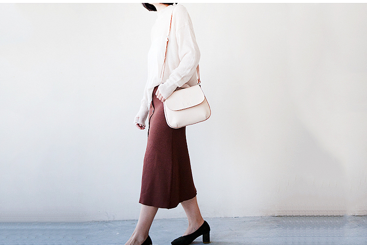 f2studio手工马鞍包单肩包迷你小包包文艺复古拉链女包