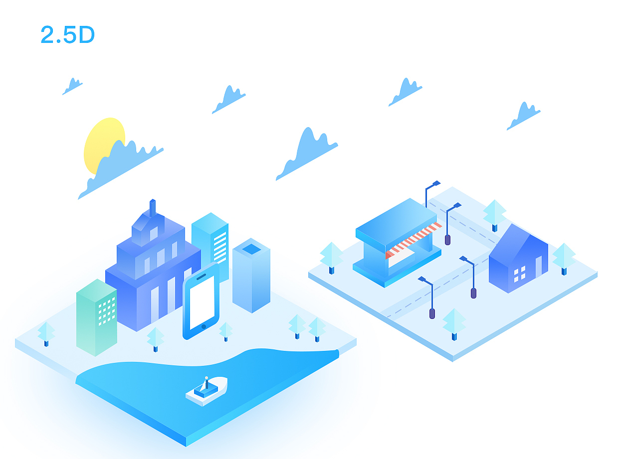 分享收藏益康智慧医疗插画基于图像识别的购物场景标签2.