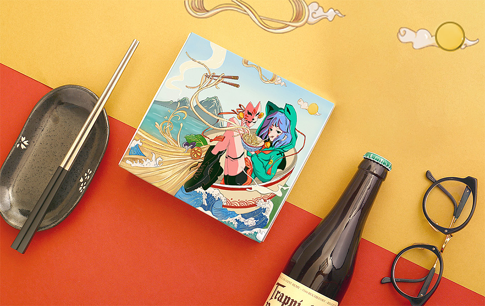 速食面条-插画包装设计（图ZMjIwMTYyMjA0） - 包装 - 站酷设计师狼耕创意设计原创素材 - 站酷ZCOOL