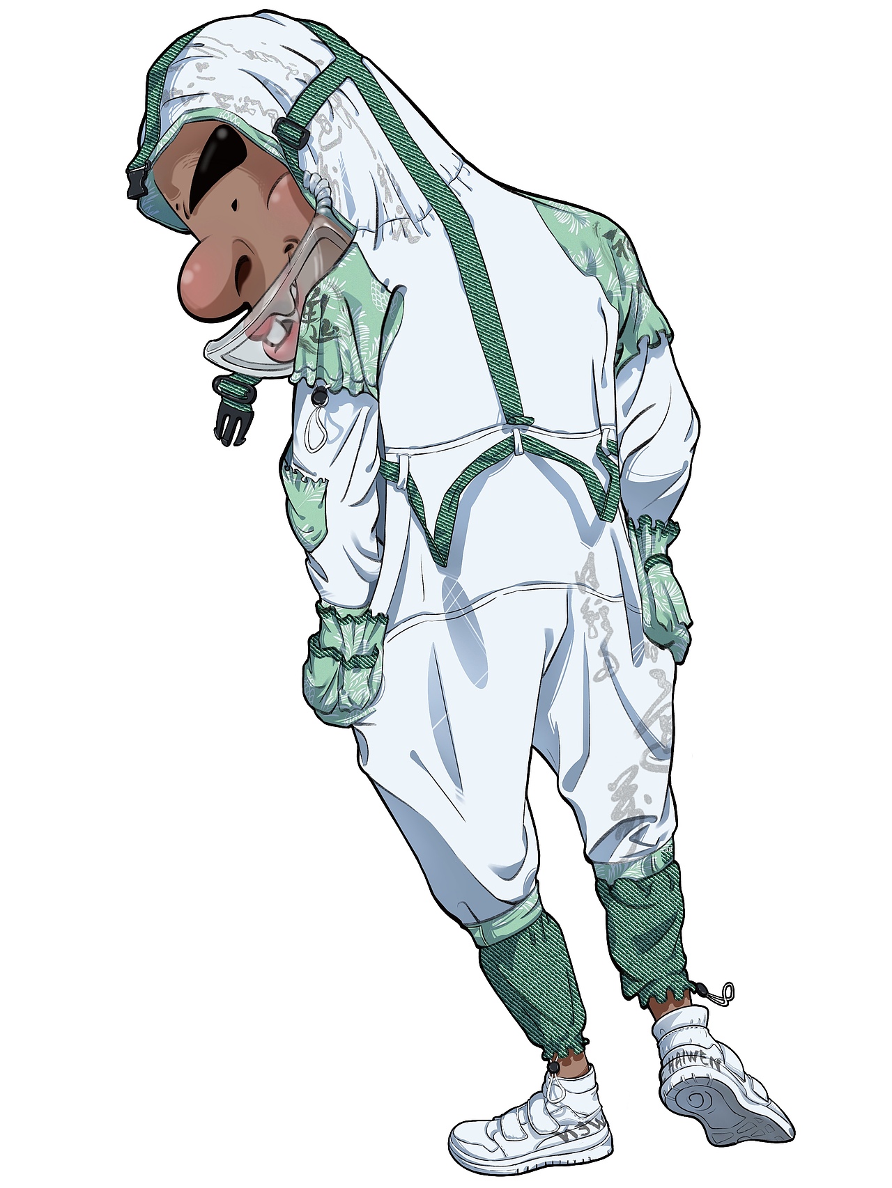 连体衣套装设计