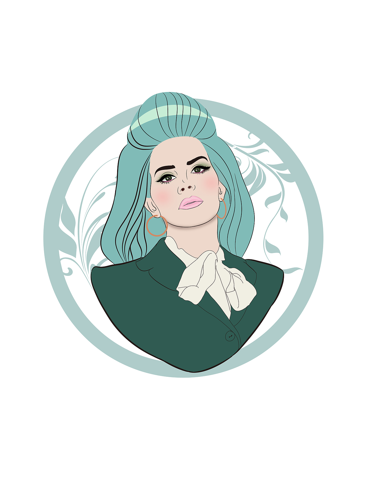 Lana Del Rey（图ZODUxODY2OTI=） - 创作习作 - 站酷设计师因囲原创素材 - 站酷ZCOOL