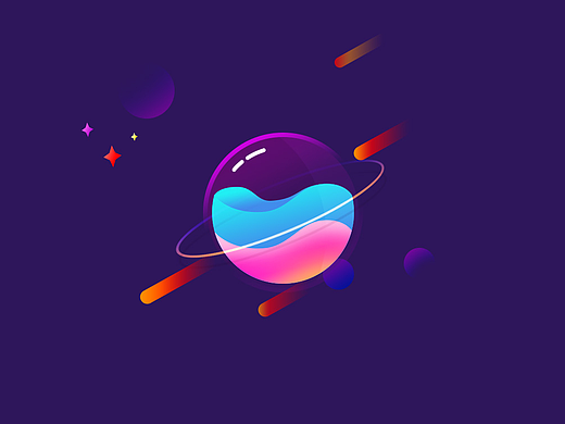 渐变星球（个人主页-ZMjM5NzU3NzI=） - 图案 - 站酷设计师suuue原创素材 - 站酷ZCOOL