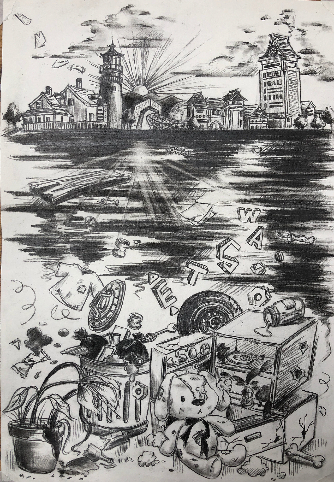 设计素描画成插画系列