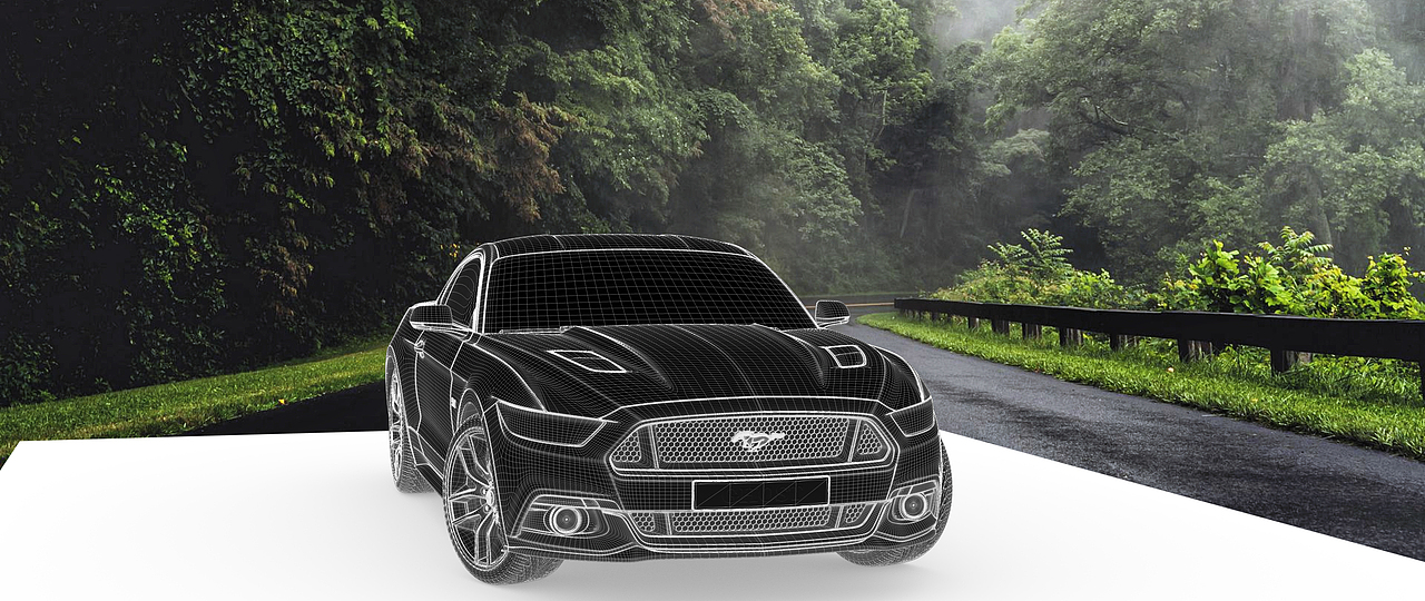 福特野马 渲染练习（图ZMjU1ODkxNzUy） - 机械/交通 - 站酷设计师Edris原创素材 - 站酷ZCOOL