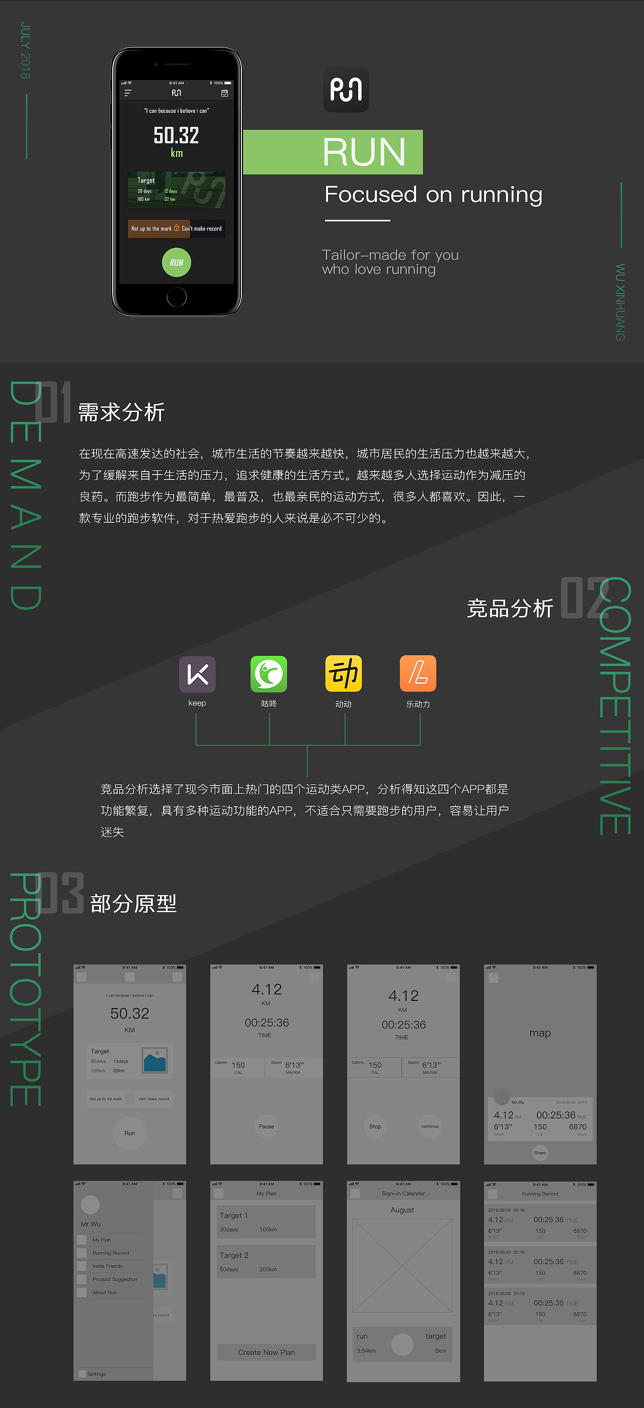 [RUN] -轻量级跑步APP设计（图ZMTI0MDUxMDU2） - APP界面 - 站酷设计师HHHHHz_原创素材 - 站酷ZCOOL
