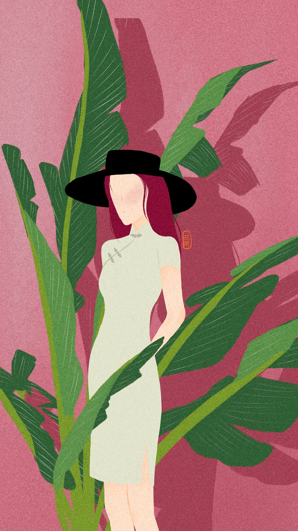旗袍插画合集（图ZMjEzNDMyMzY0） - 创作习作 - 站酷设计师花莱原创素材 - 站酷ZCOOL