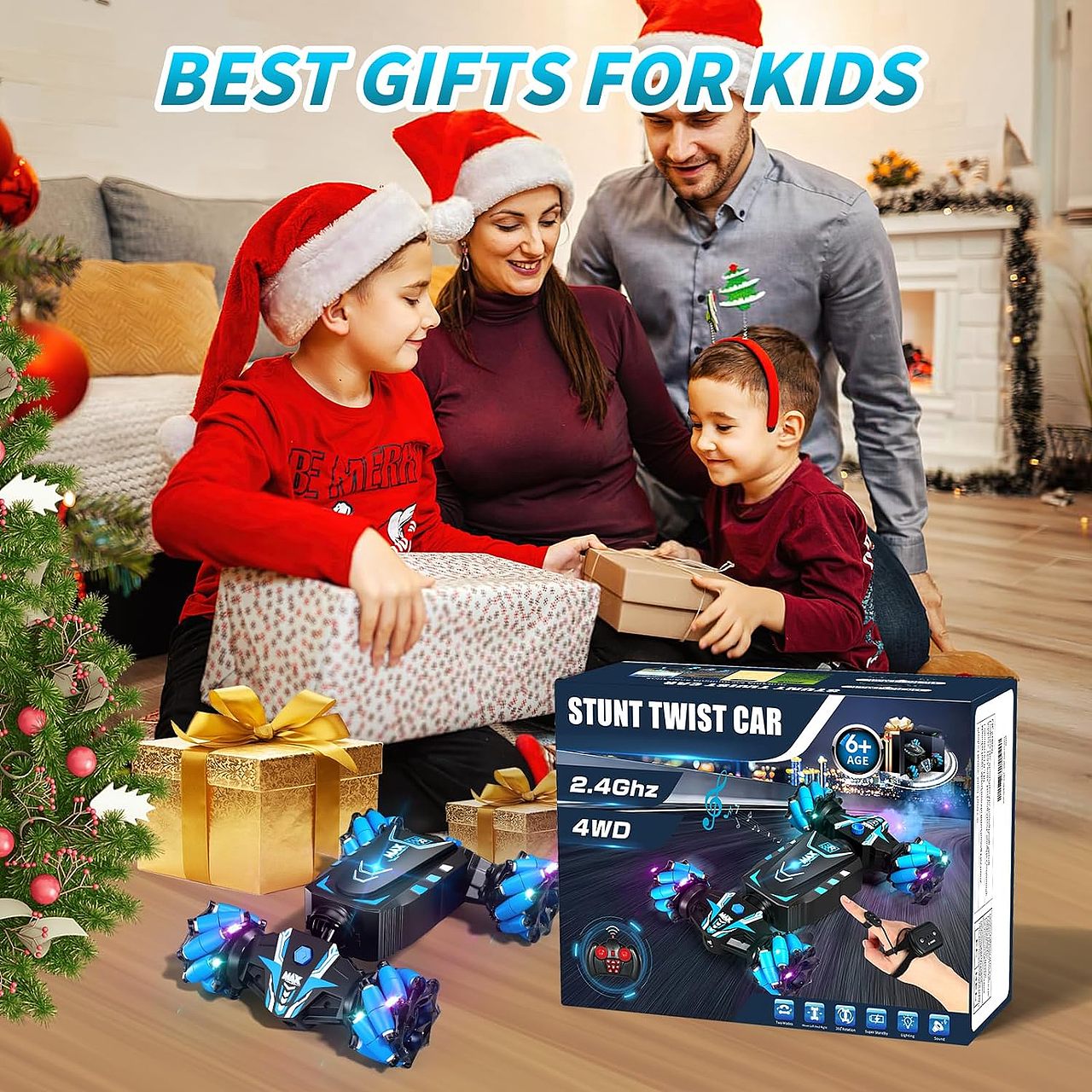 亚马逊遥控汽车主附图制作案例/美工作图