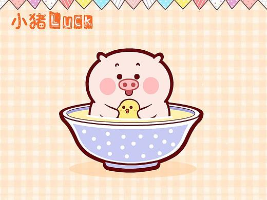 小猪luck-----微信表情（个人主页-ZMzAwNzE1MDg=） - 网络表情 - 站酷设计师夜猫卡通设计原创素材 - 站酷ZCOOL