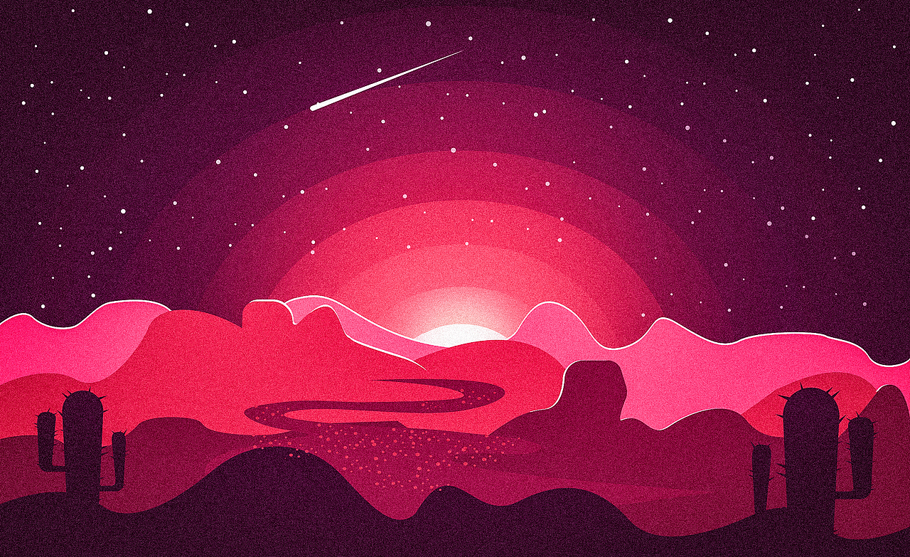 平面插画 X 两幅