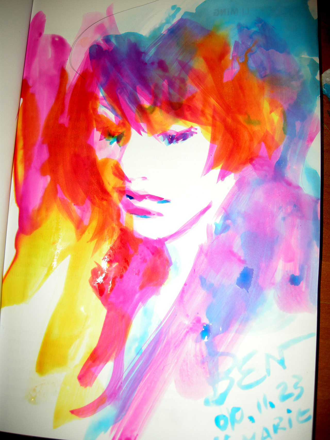 本杰明的签售系列和签绘作品上集（图ZMTc0MzEzMzY=） - 艺术插画 - 站酷设计师benjamin本杰明原创素材 - 站酷ZCOOL