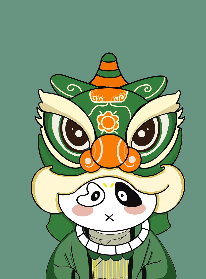 一只爱喝水的熊猫🐼（图ZMzMwNTM5Nzky） - 商业插画 - 站酷设计师淘小妮和胖熊原创素材 - 站酷ZCOOL