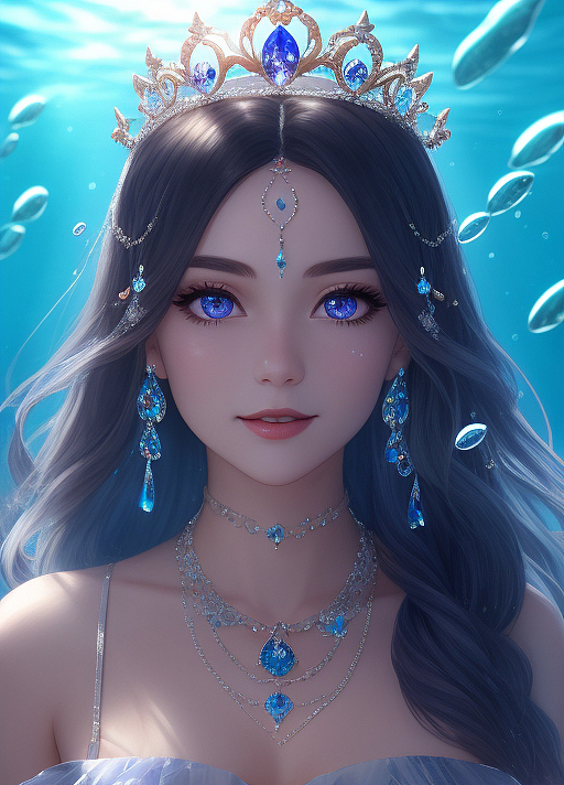 AI绘画|人鱼公主