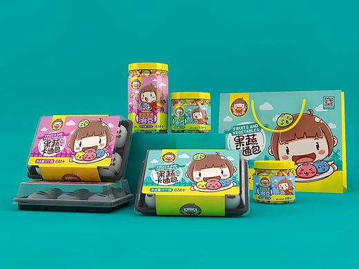 儿童辅食品牌-系列包装设计