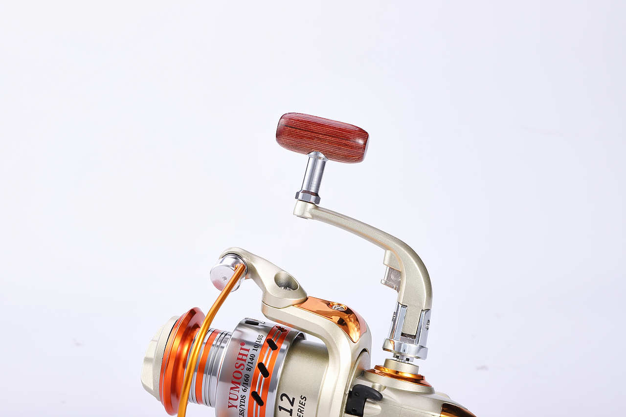 跨境产品渔具鱼轮图片拍摄