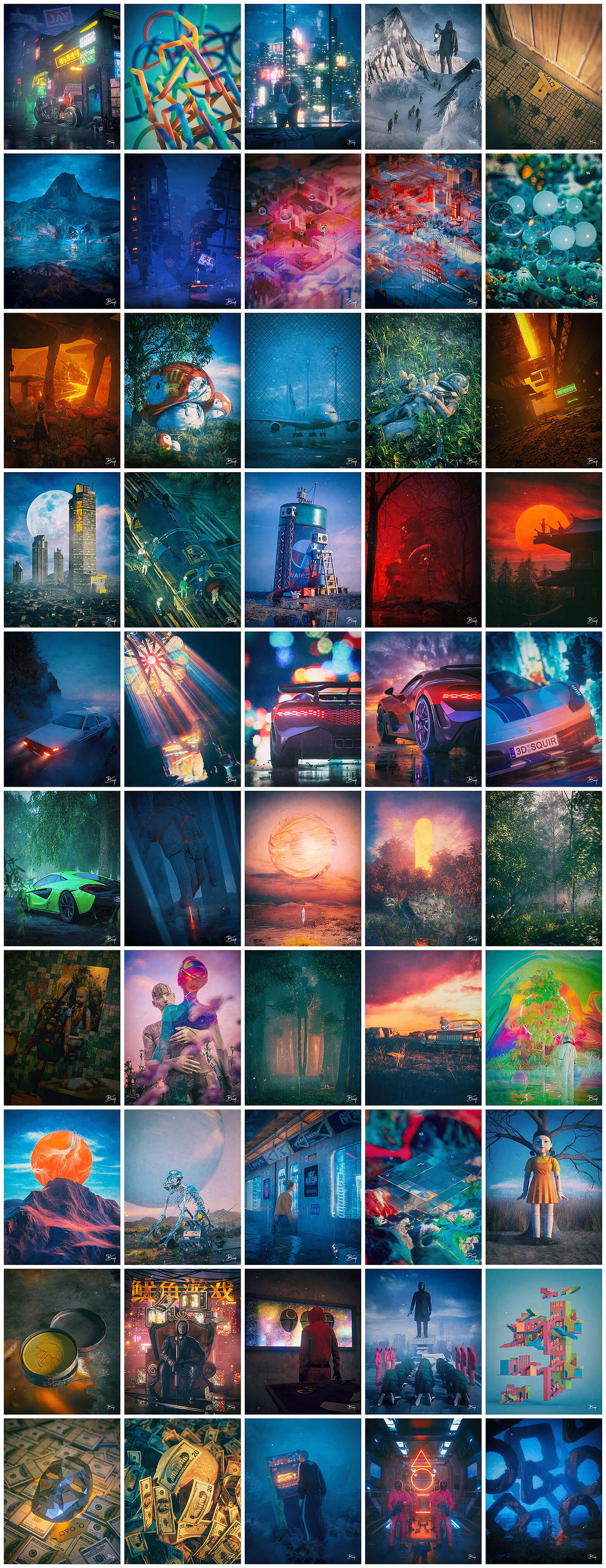 50张C4D+OCTANE渲染作品合集（图ZMjc2MDc4NTQw） - 场景 - 站酷设计师叫我布衣原创素材 - 站酷ZCOOL