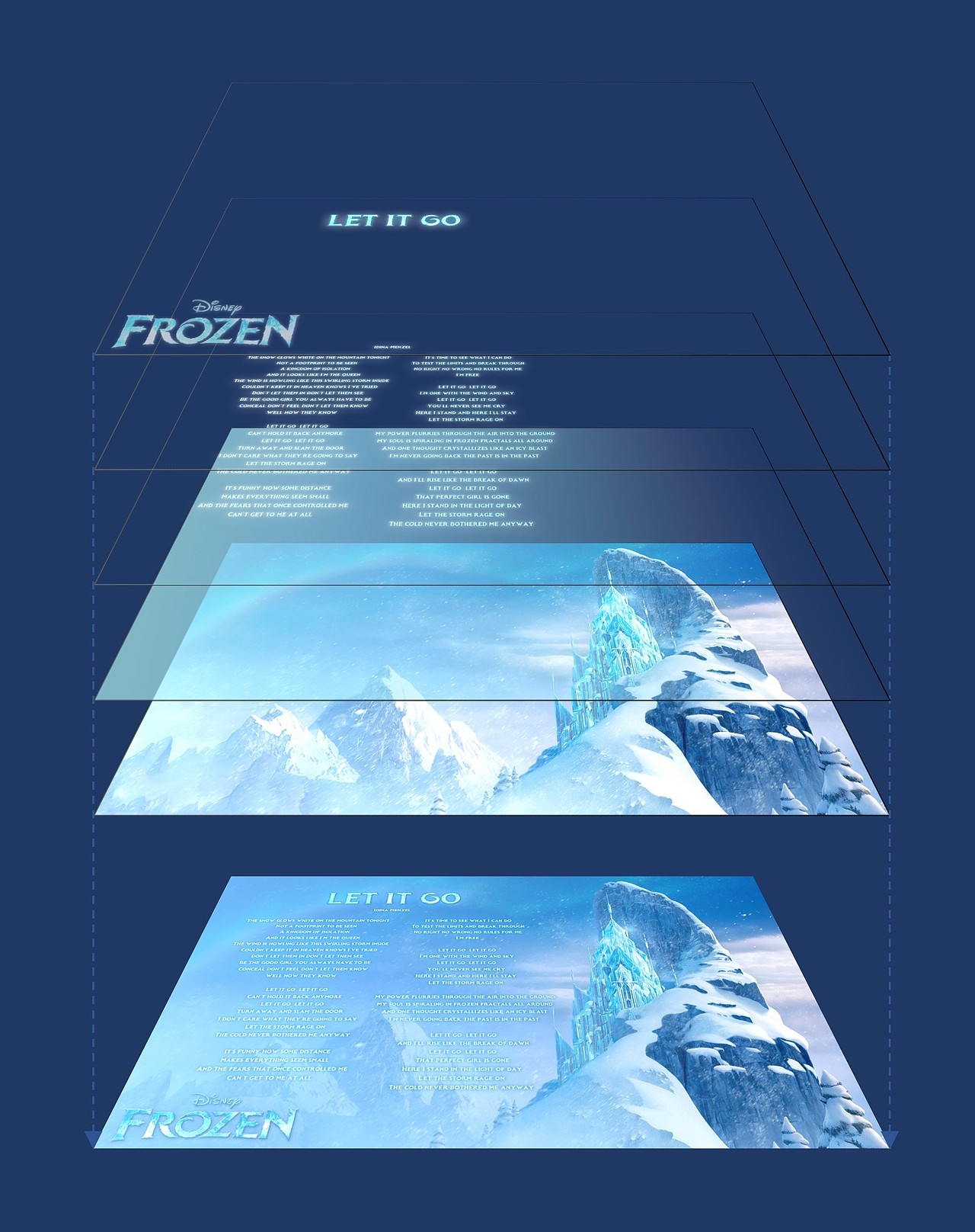 迪士尼動(dòng)畫(huà)電影歌詞壁紙（圖ZMTg2NTc2NTg0） - 海報(bào) - 站酷設(shè)計(jì)師Curli原創(chuàng)素材 - 站酷ZCOOL