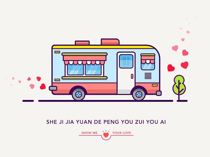 Dribbble整理插画图标