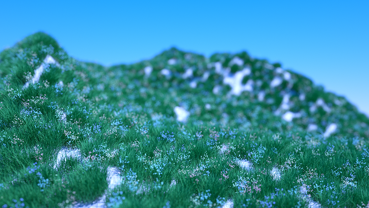 森林草地练习（图ZMjM5NjE4MzA4） - 场景 - 站酷设计师小黄豆呀原创素材 - 站酷ZCOOL