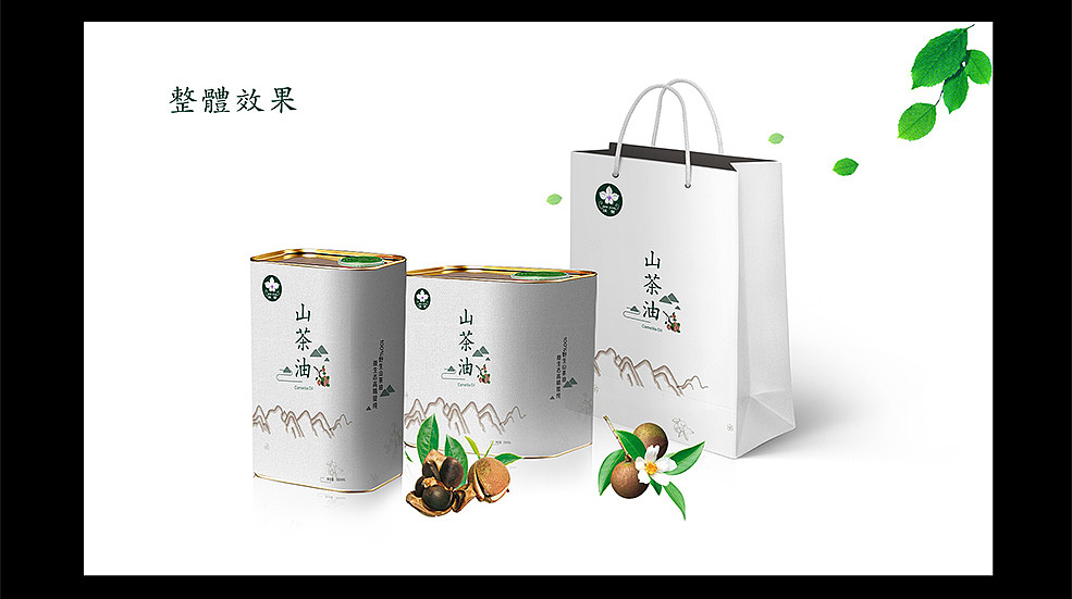 沃埜山茶油品牌包装设计