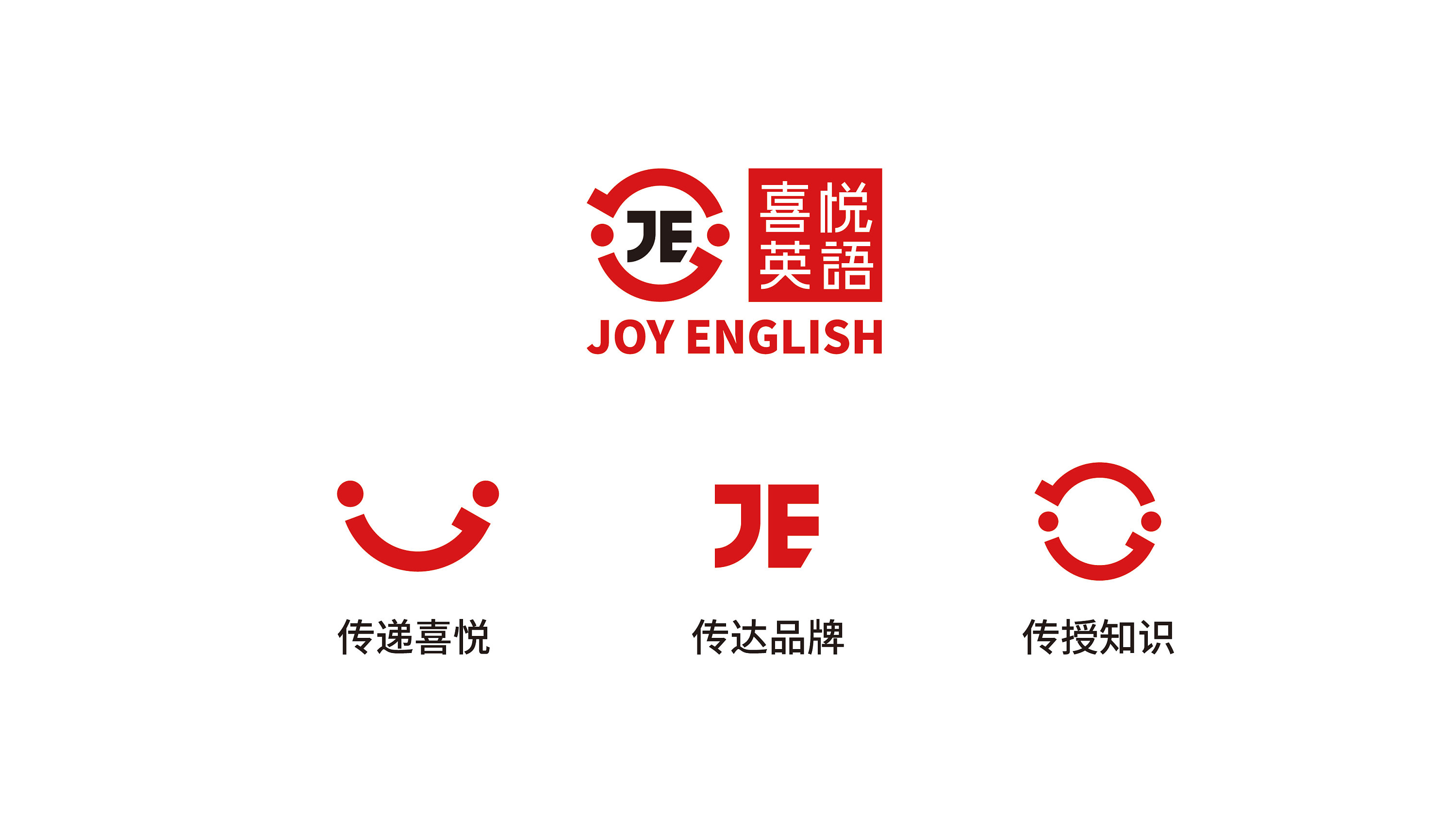 喜悦英语logo设计提案