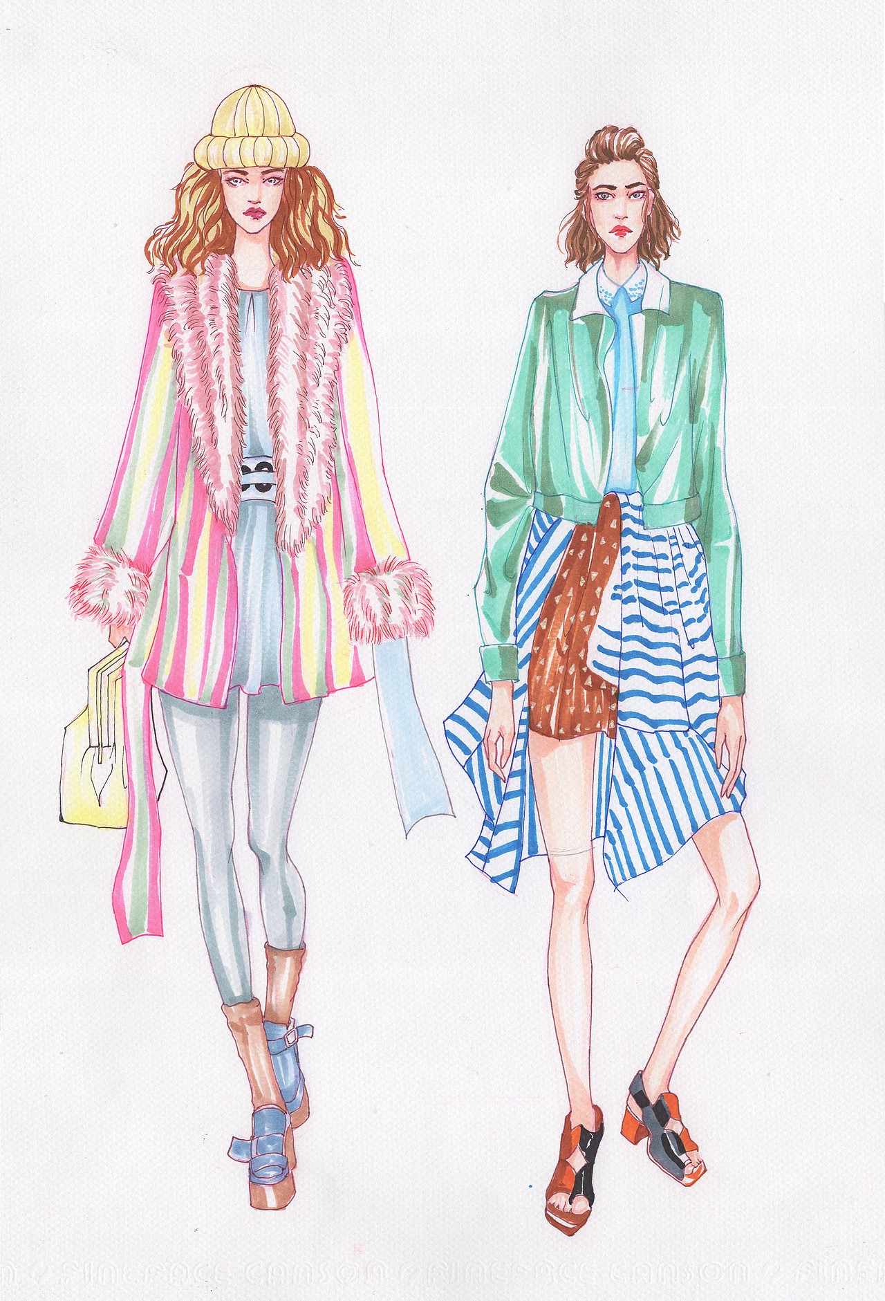 多张服装插图集合（图ZMTEwODgxNjY0） - 休闲/流行服饰 - 站酷设计师萌主大人_DEMO原创素材 - 站酷ZCOOL