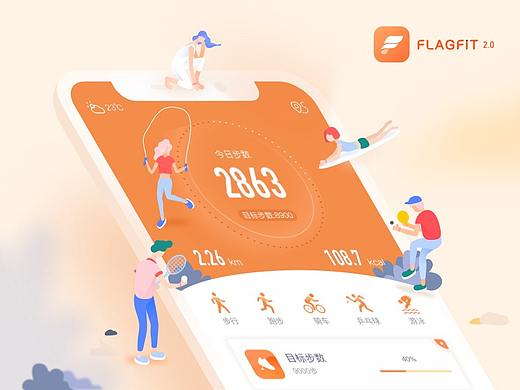 FLAGFIT 2.0 界面优化