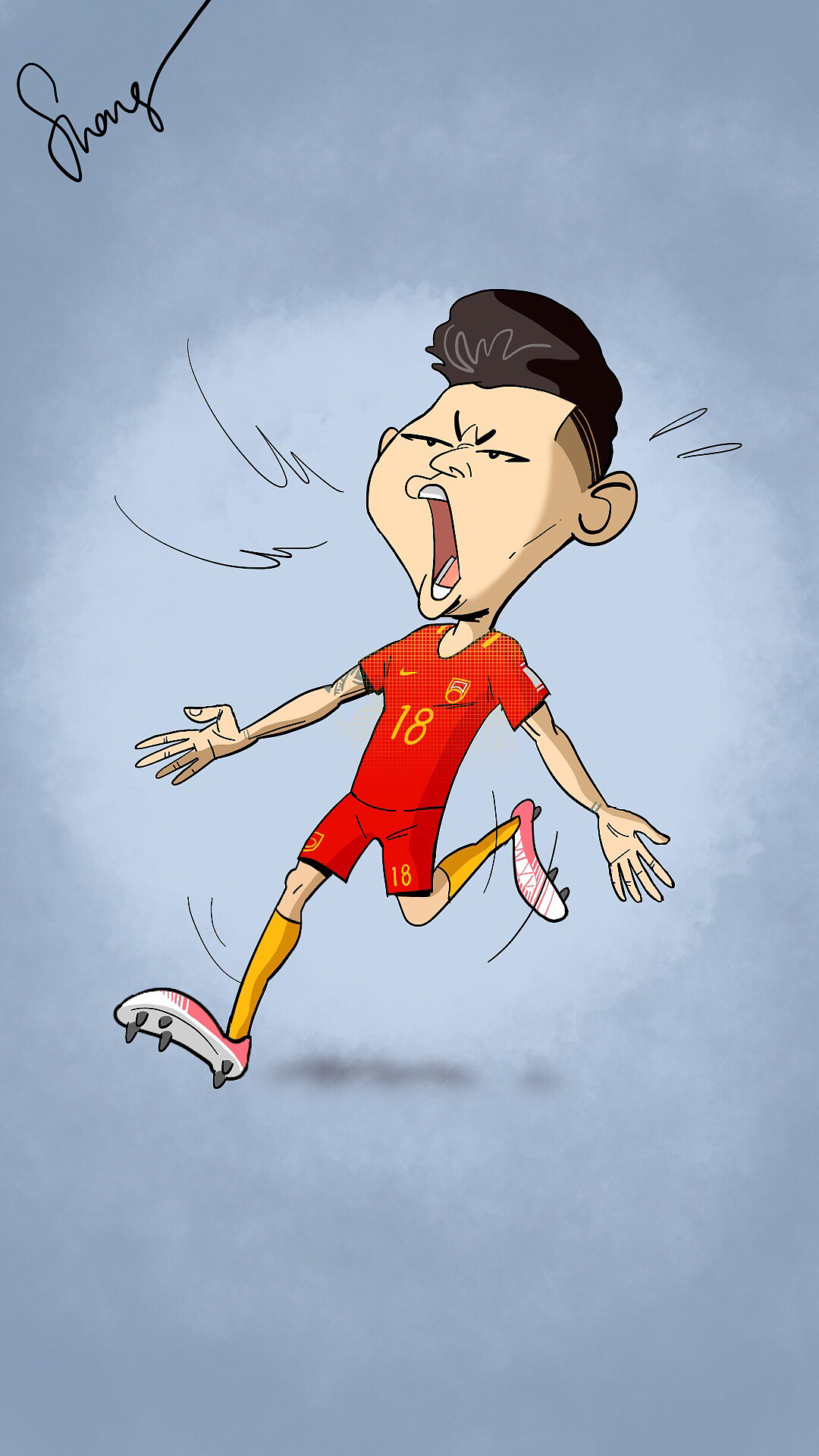 球星动漫形象设计（图ZOTQxNDI2NzY=） - 新锐潮流插画 - 站酷设计师尚亚努扎伊原创素材 - 站酷ZCOOL