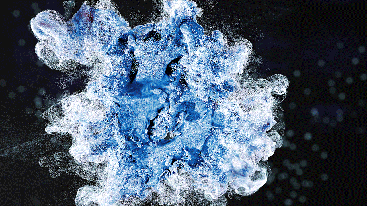 c4d xp粒子烟雾形态模拟