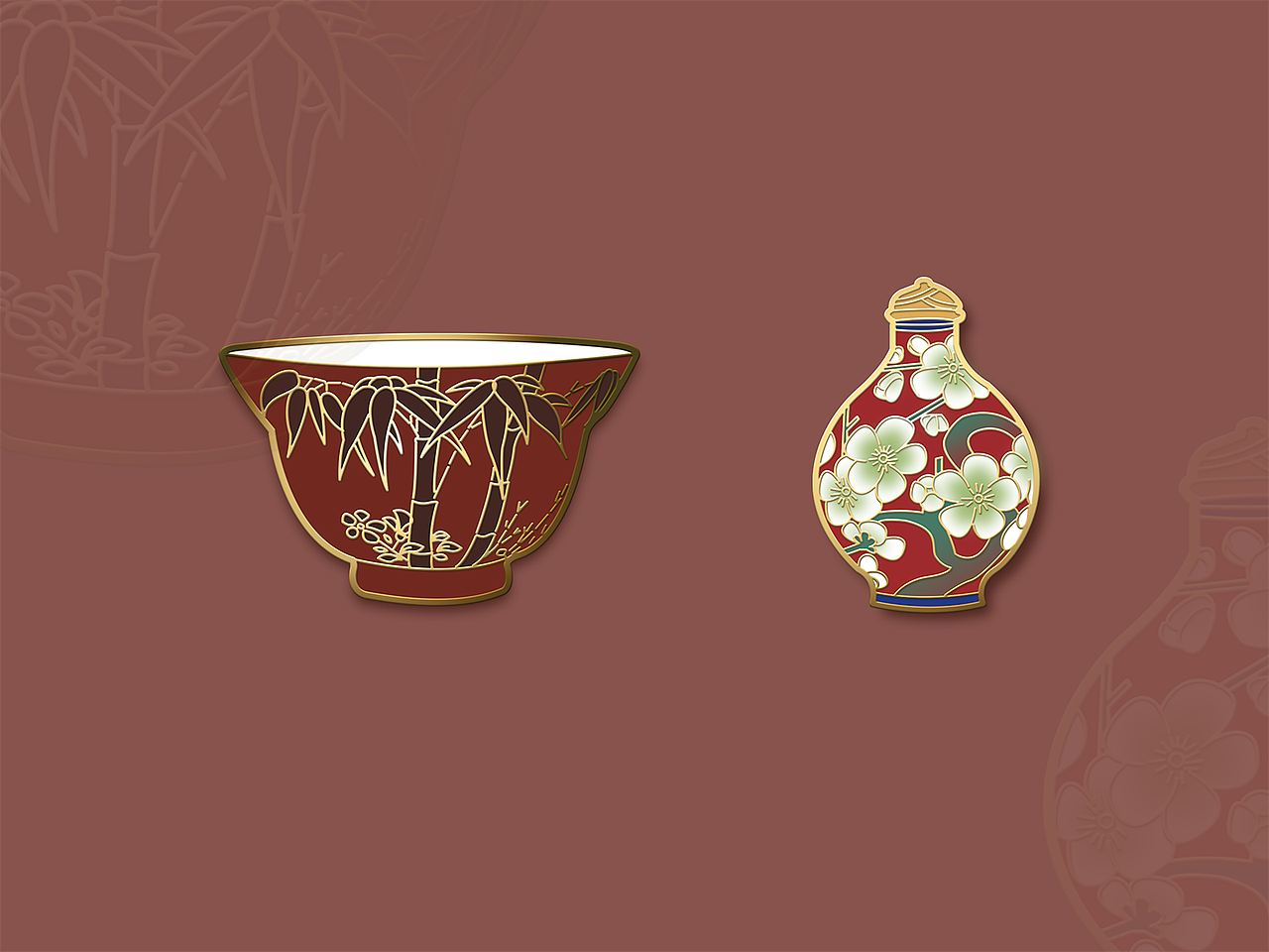 中国风徽章设计