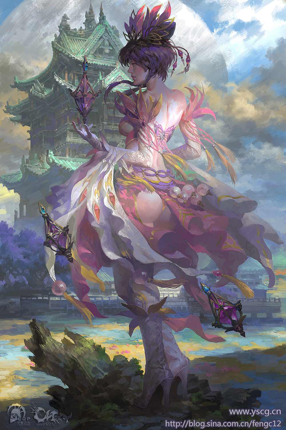《天魔劫》主题系列海报（图ZMTg0NjY0MDg=） - 商业插画 - 站酷设计师fengweic12原创素材 - 站酷ZCOOL