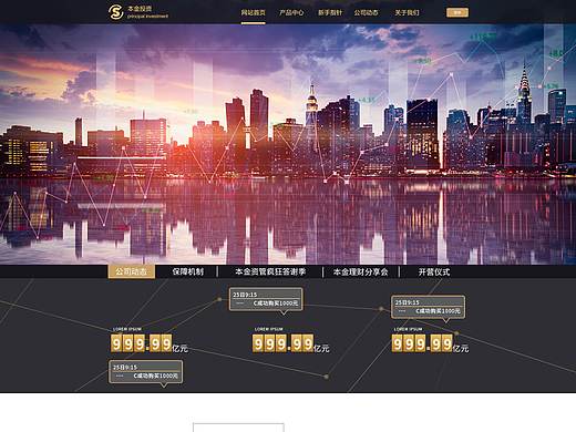 《本金投资》网站
