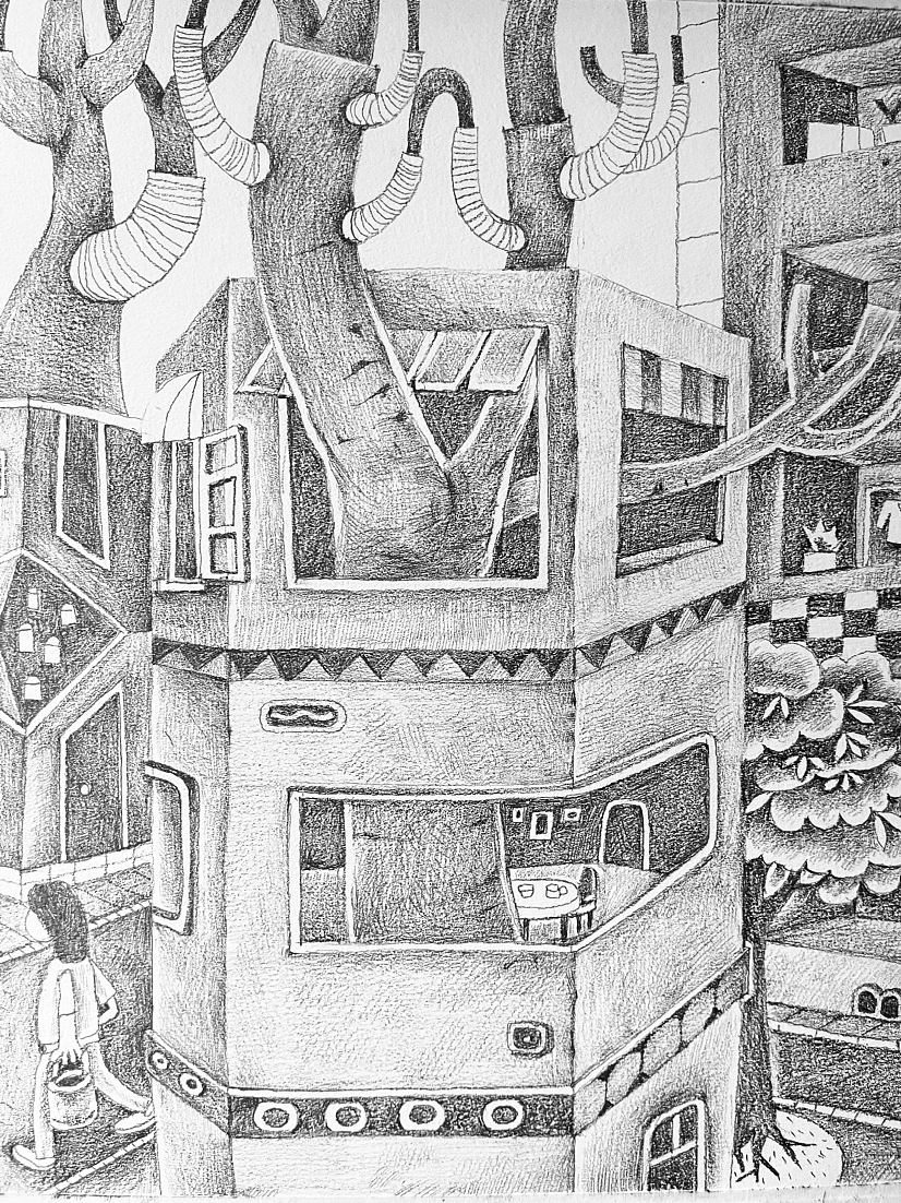 国庆画了一张画（图ZMzUyMTg2MjA0） - 艺术插画 - 站酷设计师苏小泡原创素材 - 站酷ZCOOL