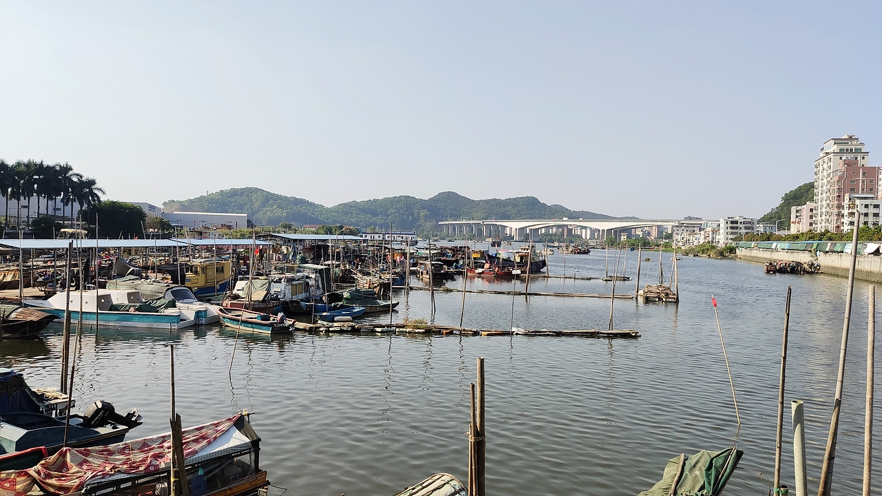 城市速写~虎门~新湾渔港~画画写生