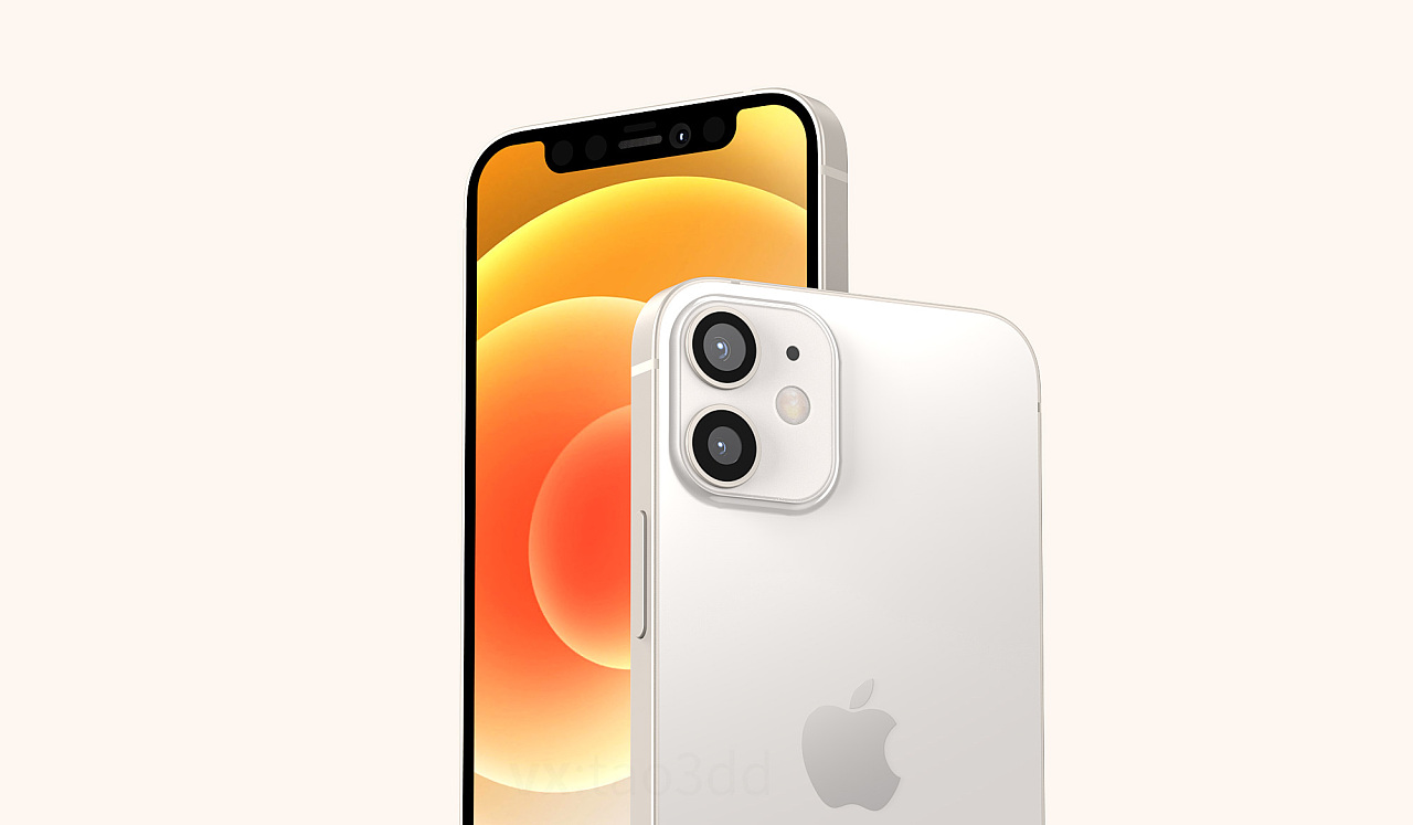 iphone12手机高质量3d模型