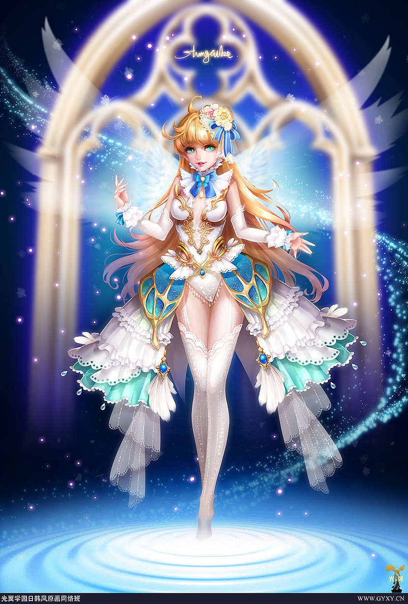 光翼学园日韩风原画网络班往期学员毕业作品推荐(5)