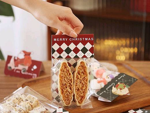 烘焙摄影| 圣诞雪花酥糯米船包装拍摄