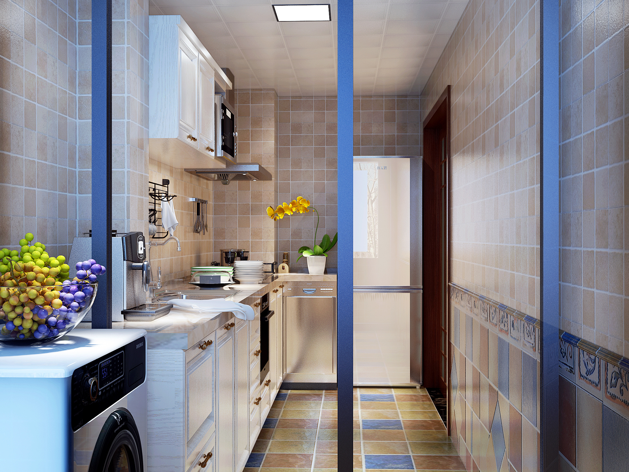 客厅 厨房|空间|家装设计|幽灵结界 - 原创作品 - 站酷 (zcool)