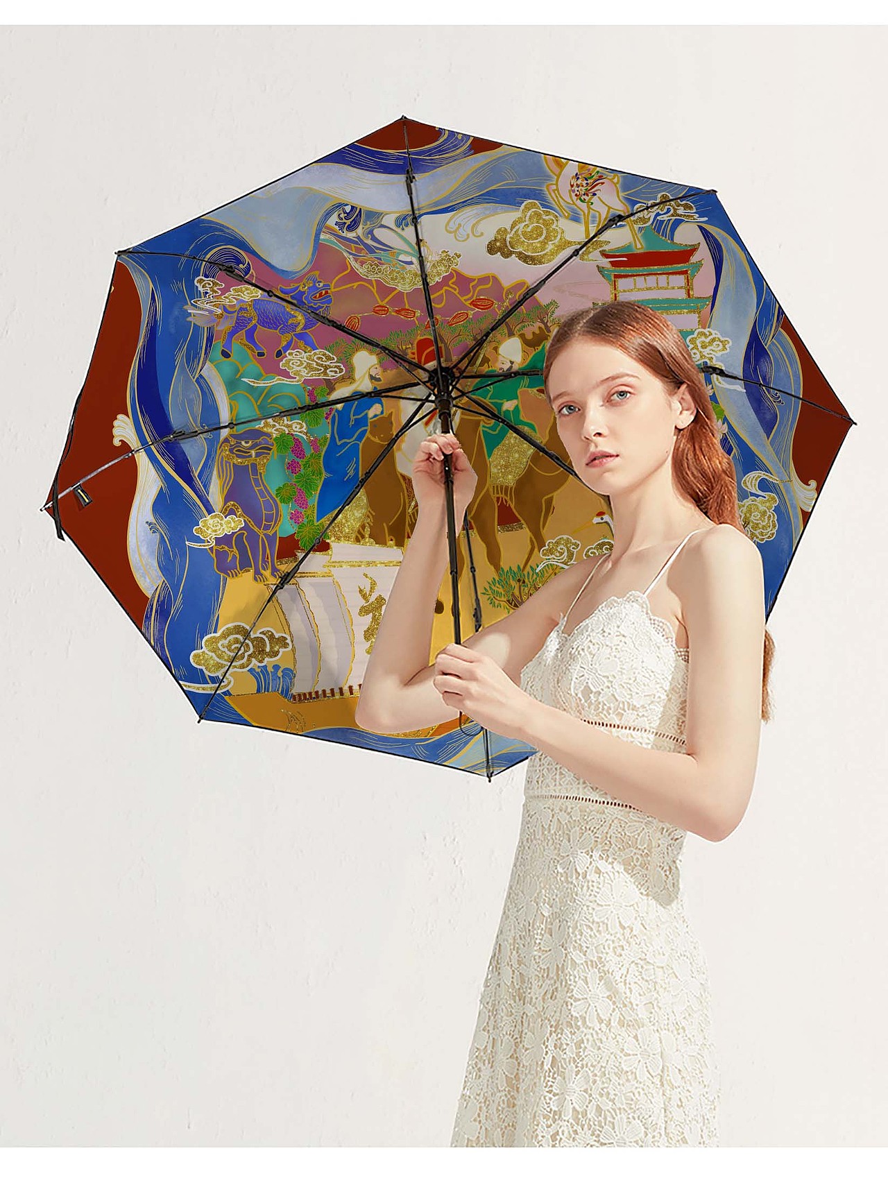 丝露(丝绸之路插画设计)