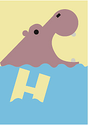 动物扁平化插画