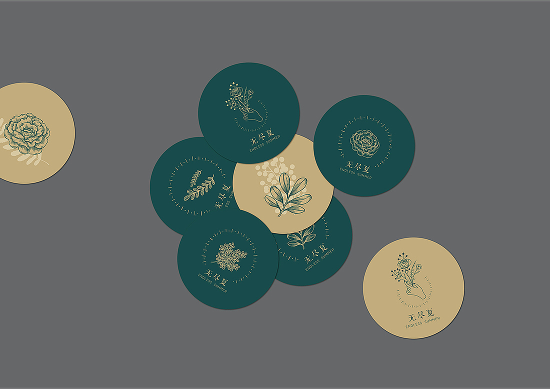 无尽夏花店 / VI设计（图ZMTQzMzQ1Njgw） - 品牌 - 站酷设计师MokDesign原创素材 - 站酷ZCOOL