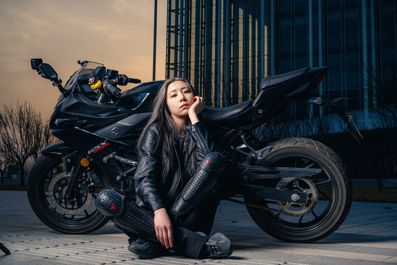 硬光机车人像和光绘人像摄影练习|摄影|人像摄影|心途映像 - 原创作品