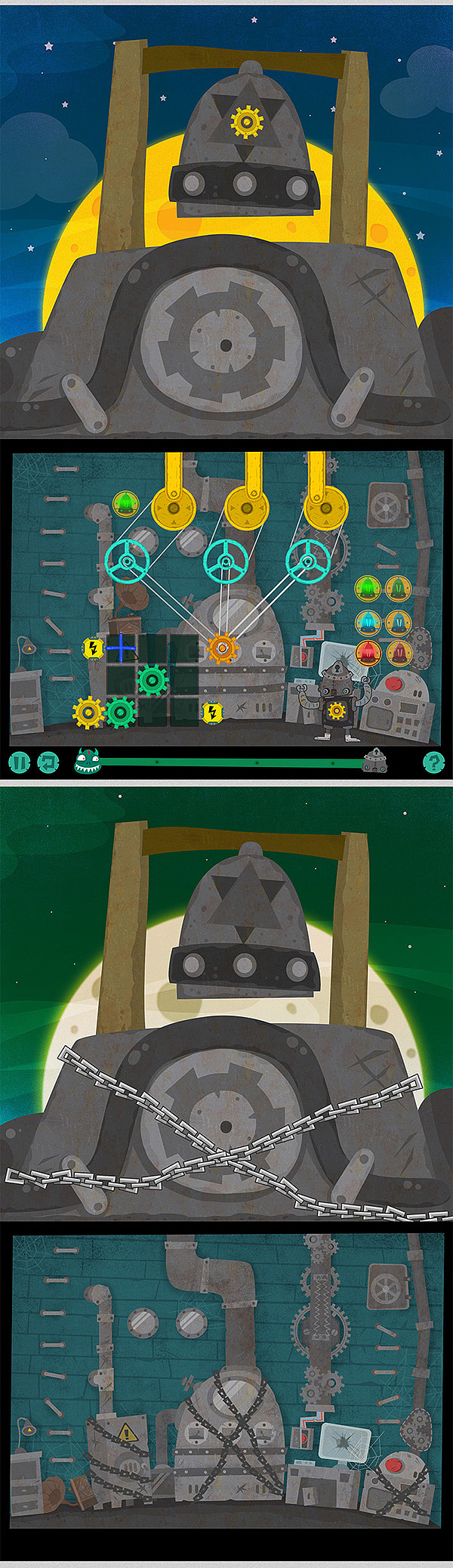 《Ring the big bell》APP游戏美术（图ZMTM0NzM2ODg=） - 游戏原画 - 站酷设计师格拉Gela原创素材 - 站酷ZCOOL