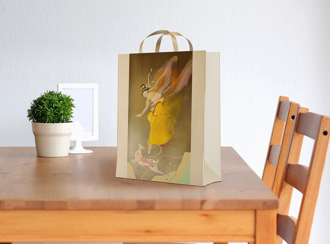 敦煌插画（图ZMjA2MTYxNzA0） - 商业插画 - 站酷设计师三番先生原创素材 - 站酷ZCOOL