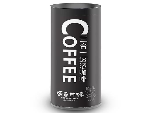 咖啡包装 桶状 样机