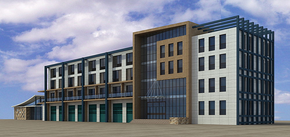 消防队--------2011年建筑设计作品