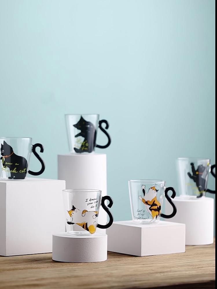 玻璃水杯北欧简约电商短视频拍摄