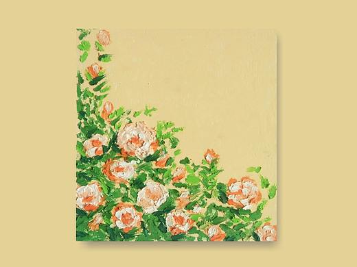 油画棒「花」。（个人主页-ZNDYyMTE2MzY=） - 艺术插画 - 站酷设计师BonbonLY原创素材 - 站酷ZCOOL