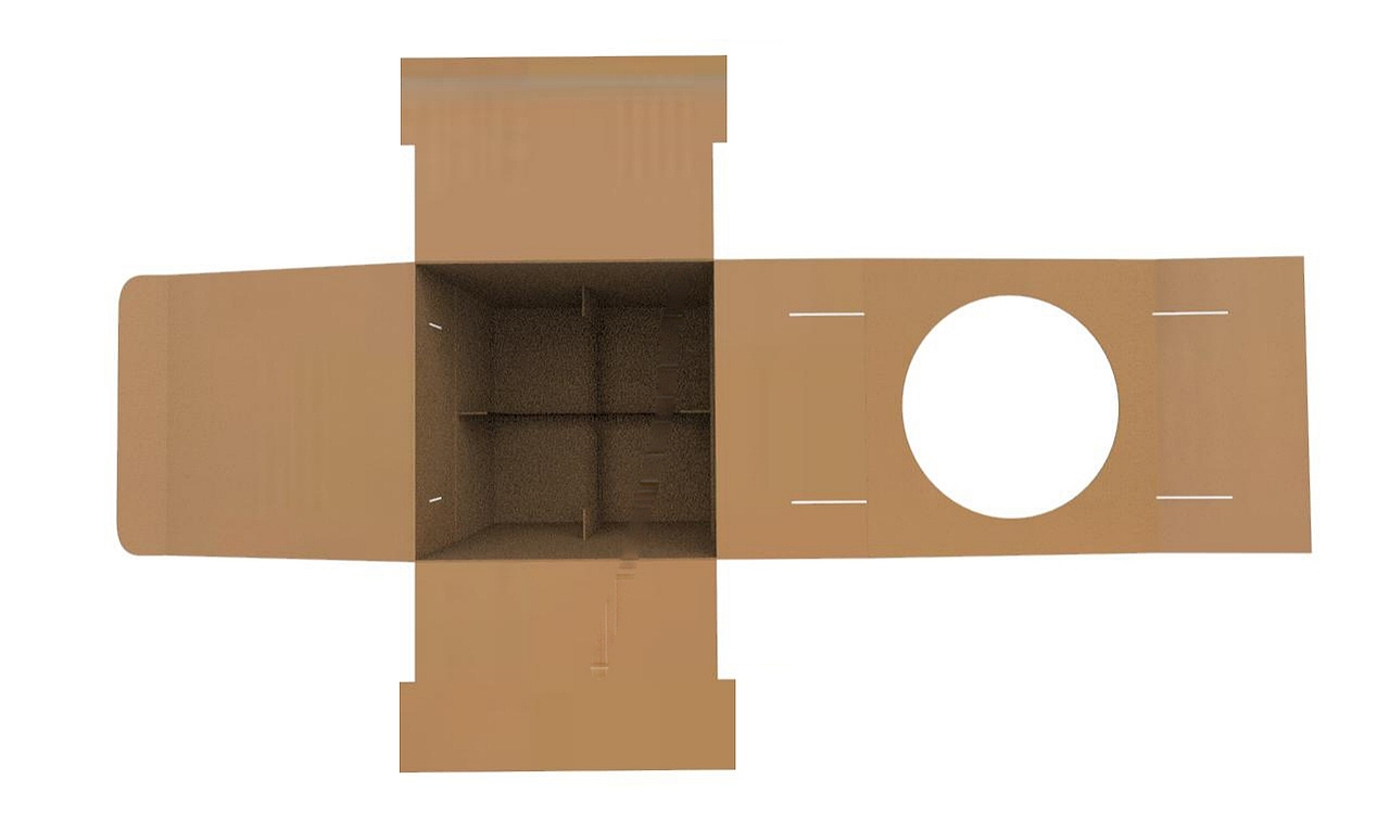 间壁式桌面小盆栽包装箱567呀呀娅娅包装结构设计895呀呀娅娅表情mg