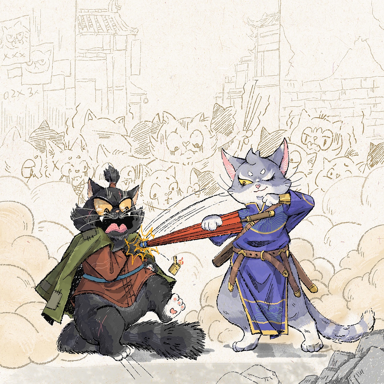 《喵堂之上》小说插画汇总