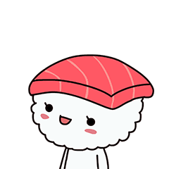 可爱微信表情饭团哈妮和芥末君